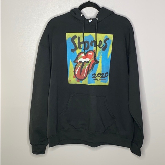the Rolling Stones Other - Rolling Stones 2020 black Tour Hoodie w/dates - XL